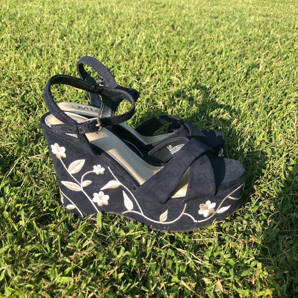 NWOT platform heels wedges